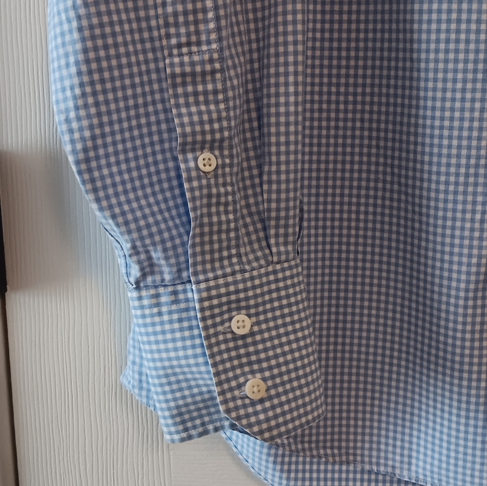 Indochino Button Front Gingham Checked Cotton Shi… - image 4